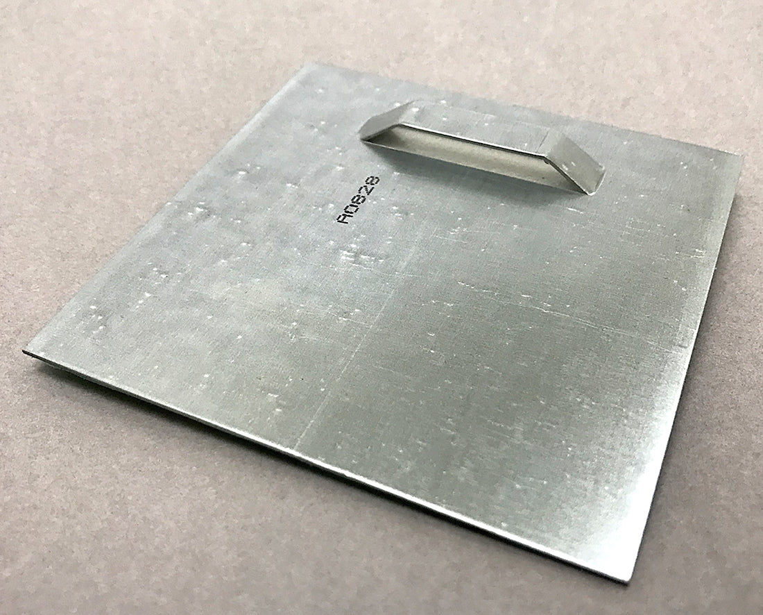Aufhänger für Plattenmaterial, Blech selbstklebend