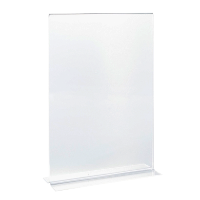 Acrylaufsteller T-Form
